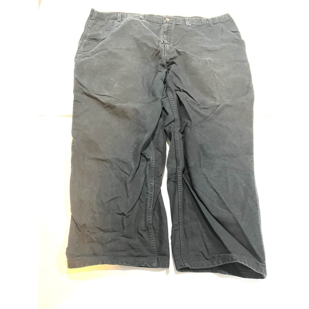 Carhartt B11 Pants Men’s Size 52x30 (Fits 50x28) Black Dungaree Fit Duck Canvas